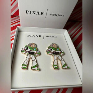 🚀 👩🚀 BaubleBar x Pixar Disney Buzz Lightyear dangle post earring NWT in box